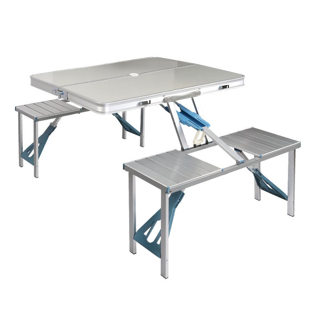 Portable Folding Camping Table and Chair Set 85cm - John Cootes