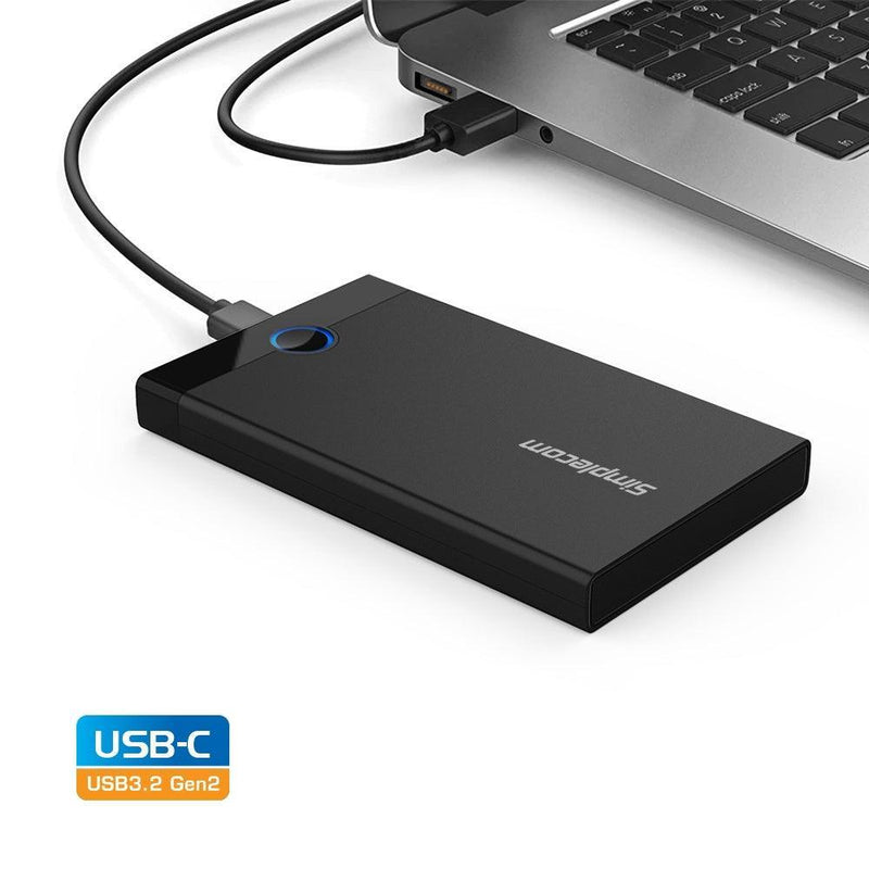 Simplecom SE229 Tool-free 2.5" SATA HDD SSD to USB-C Enclosure USB 3.2 Gen 2 - John Cootes