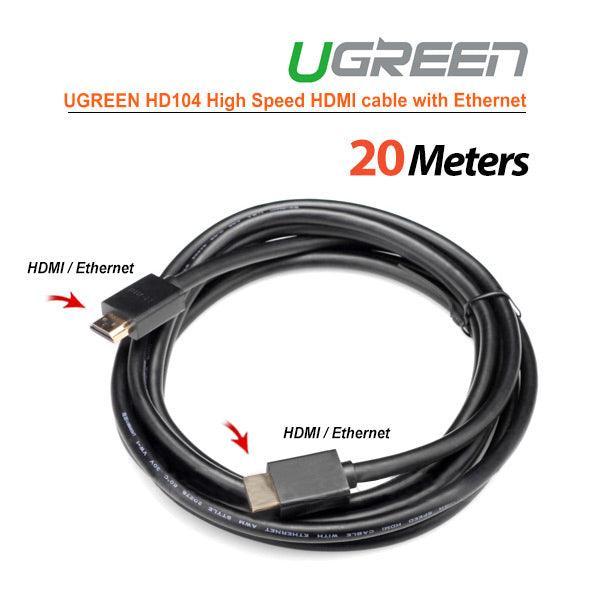 UGREEN Full Copper High Speed HDMI Cable with Ethernet 20M (10112) - John Cootes