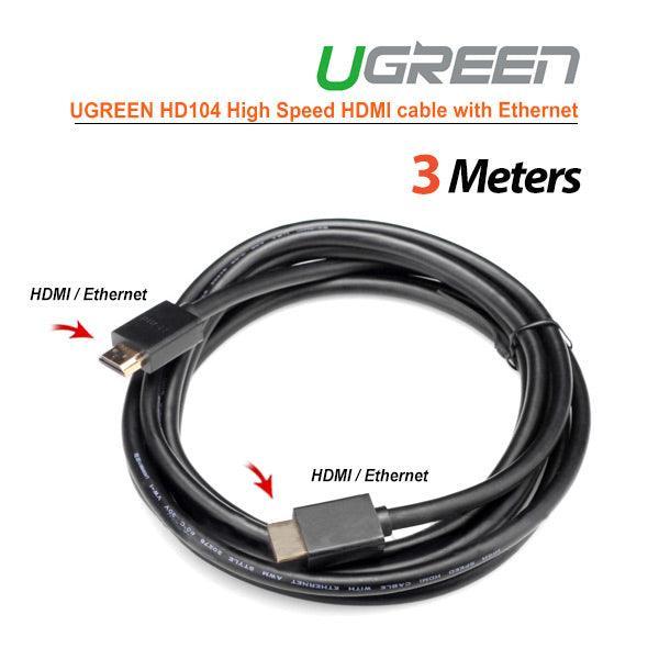 UGREEN Full Copper High Speed HDMI Cable with Ethernet 3M (10108) - John Cootes