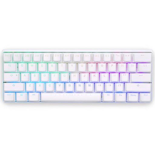 Vortex Poker 3 60% RGB Backlit White 61 Keys Compact Mechanical Gaming Keyboard Cherry MX Brown Tactile Switches - John Cootes