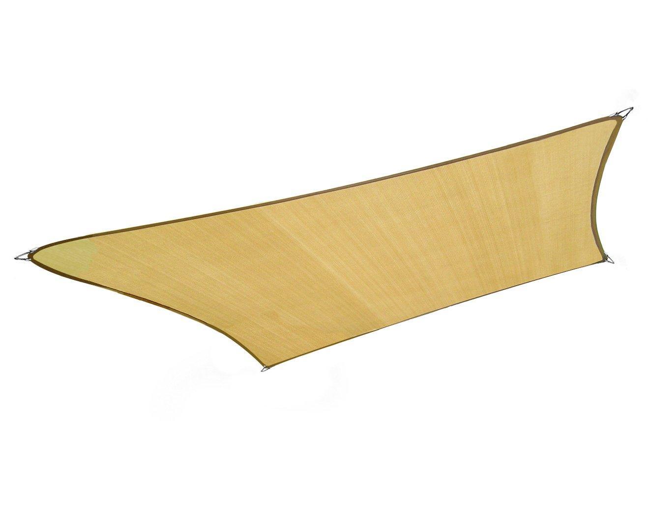 Wallaroo Rectangular Shade Sail 7m x 5m - Sand - John Cootes