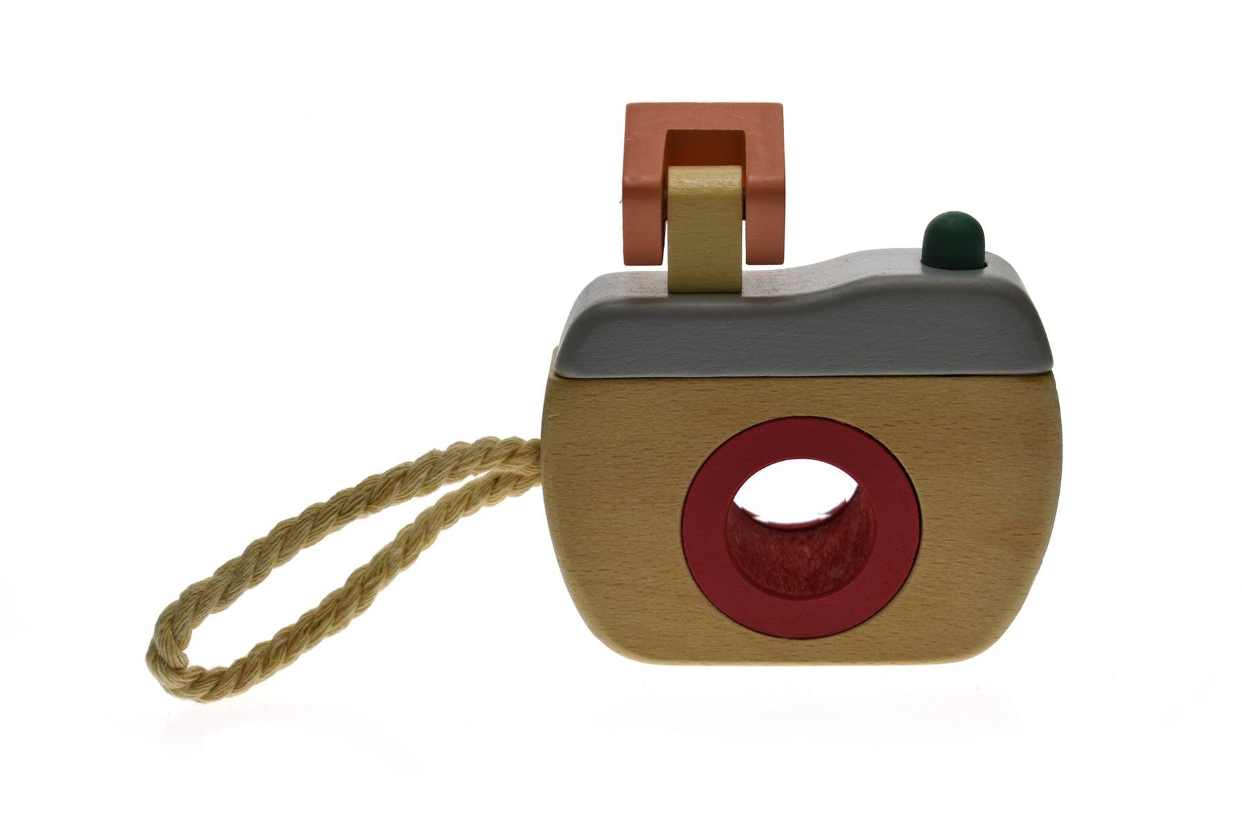 WOODEN CAMERA MAROON - John Cootes