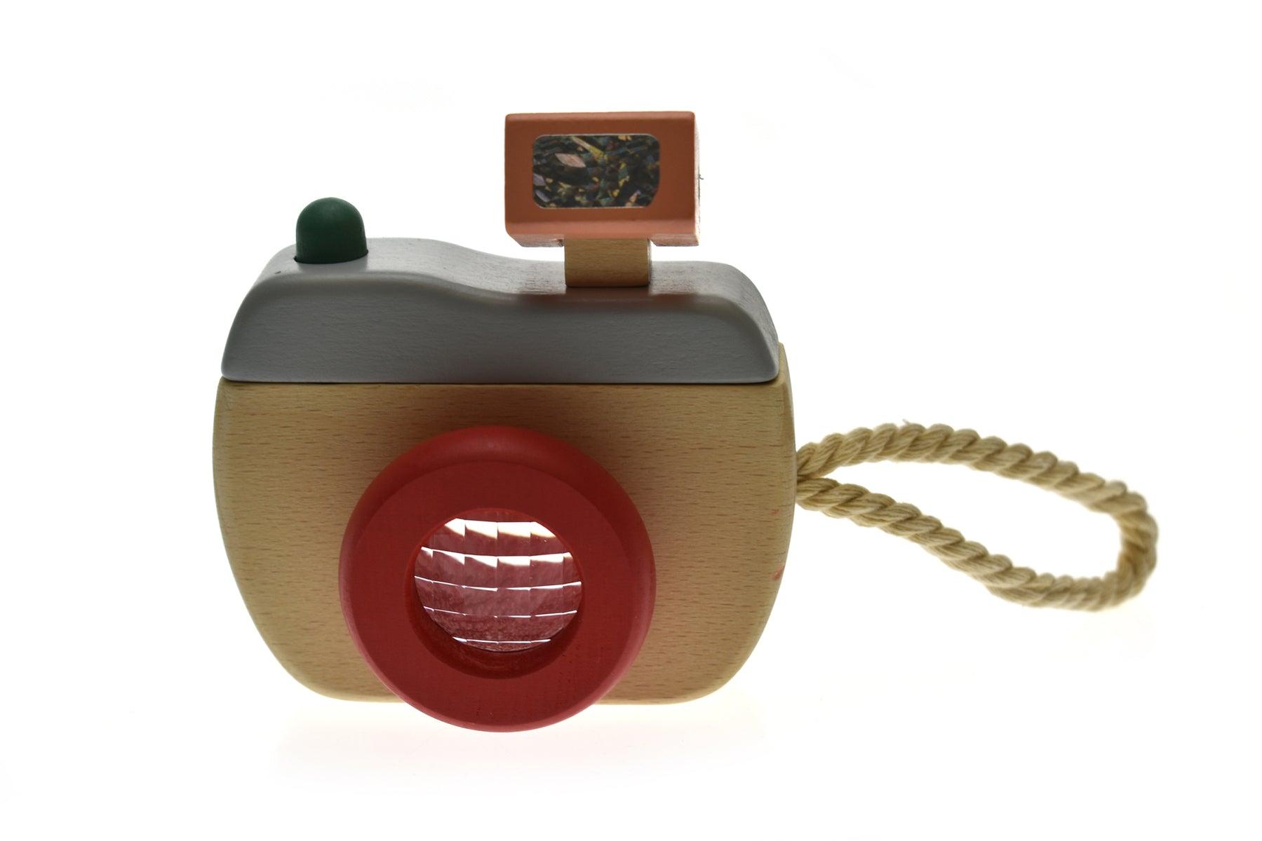 WOODEN CAMERA MAROON - John Cootes