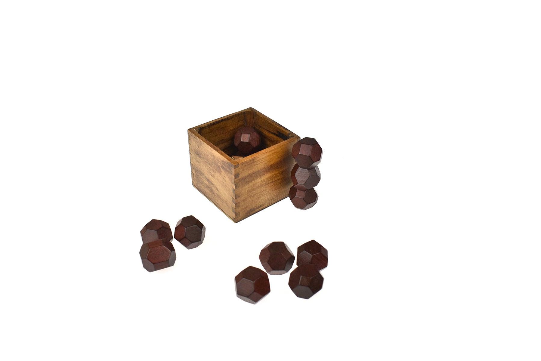 WOODEN FIDGET BLOCK BRAINTEASER PUZZLE - John Cootes
