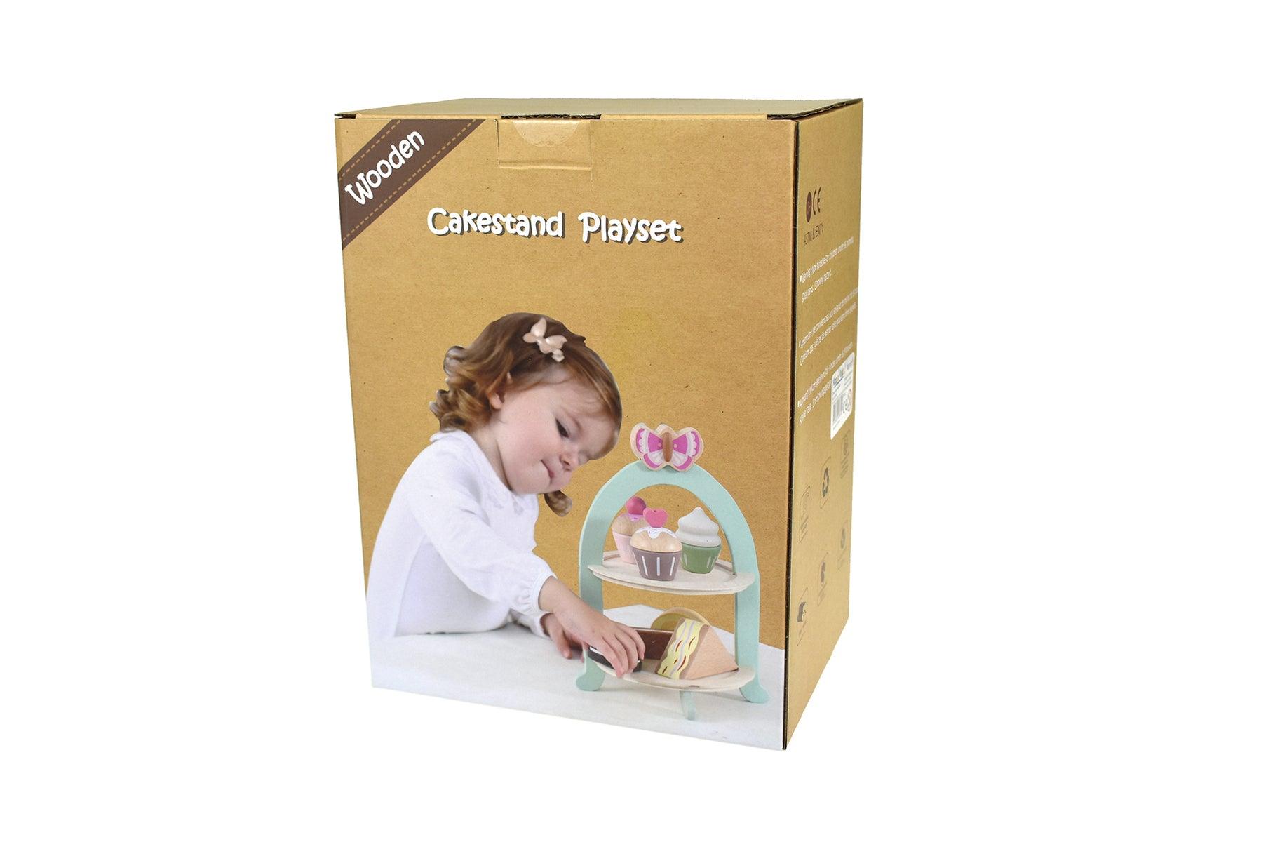 WOODEN HIGH TEA STAND PLAYSET - John Cootes