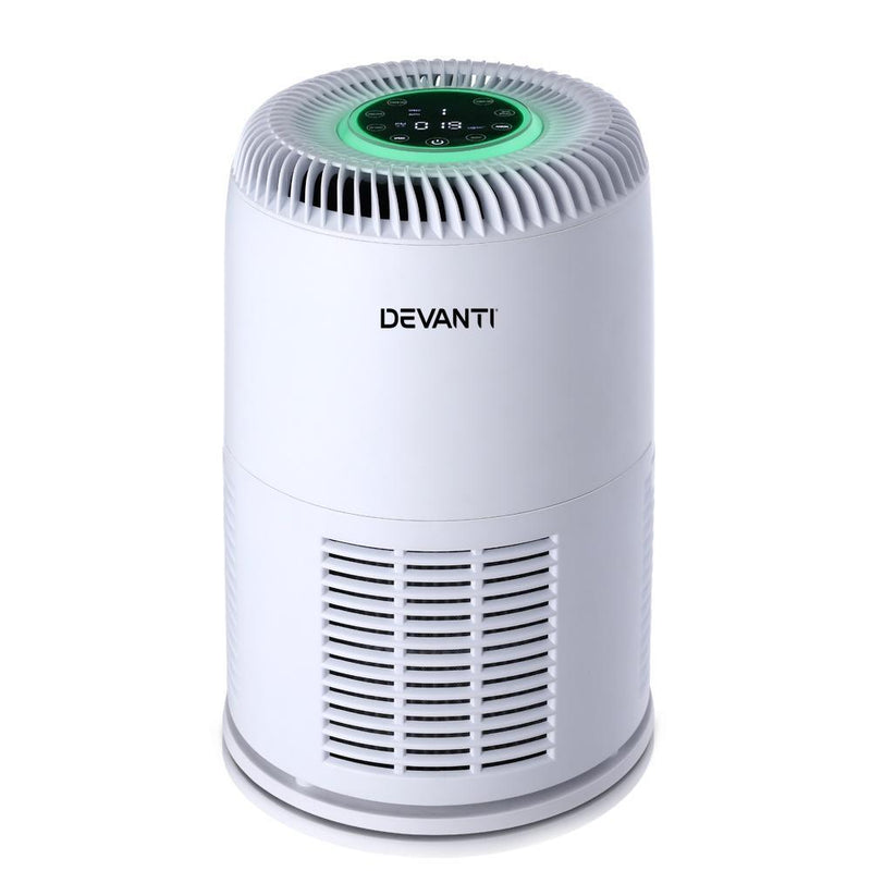 Devanti Desktop Air Purifier with HEPA Filter and Carbon Ioniser: Fresh Air for Better Health - John Cootes