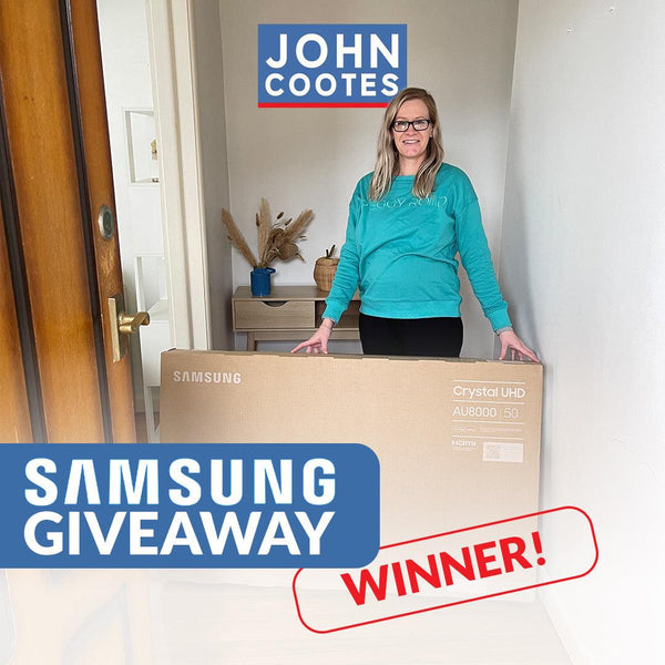 Learn How to Win the Samsung 50" TV Giveaway - John Cootes