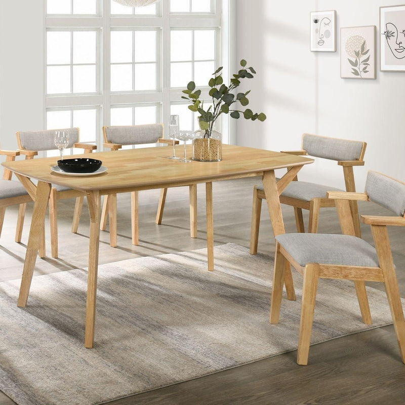 1.5m 6 seaters OVAL dining table : colour -Natural - John Cootes