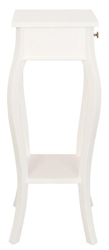 1 Drawer Cabriol Leg Plant Stand (White) - John Cootes