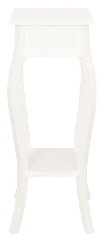 1 Drawer Cabriol Leg Plant Stand (White) - John Cootes