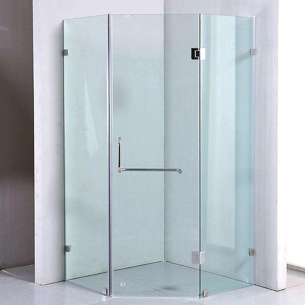 1000 x 1000mm Frameless 10mm Glass Shower Screen By Della Francesca - John Cootes