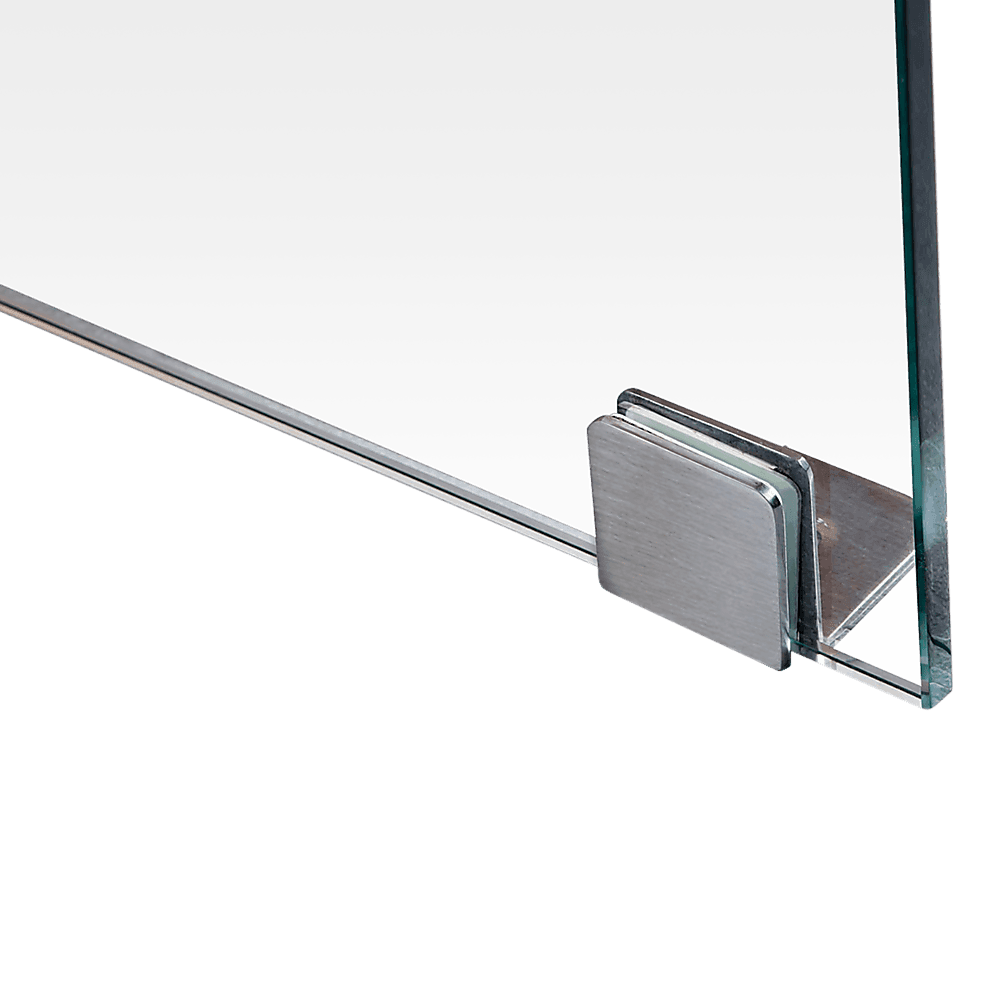 1000 x 1000mm Frameless 10mm Glass Shower Screen By Della Francesca - John Cootes