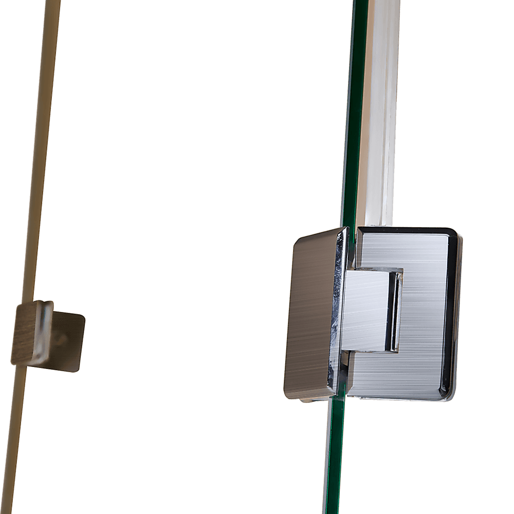 1000 x 1000mm Frameless 10mm Glass Shower Screen By Della Francesca - John Cootes