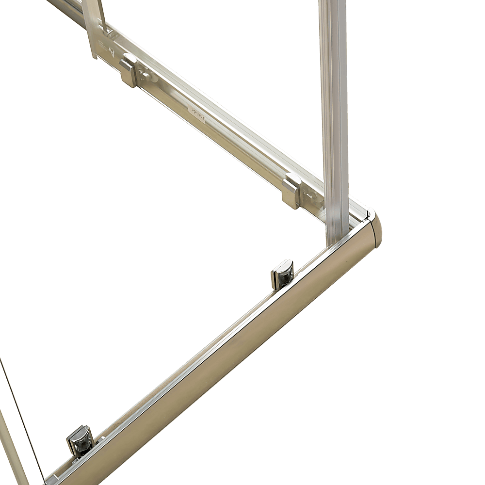 1000 x 1000mm Sliding Door Nano Safety Glass Shower Screen By Della Francesca - John Cootes