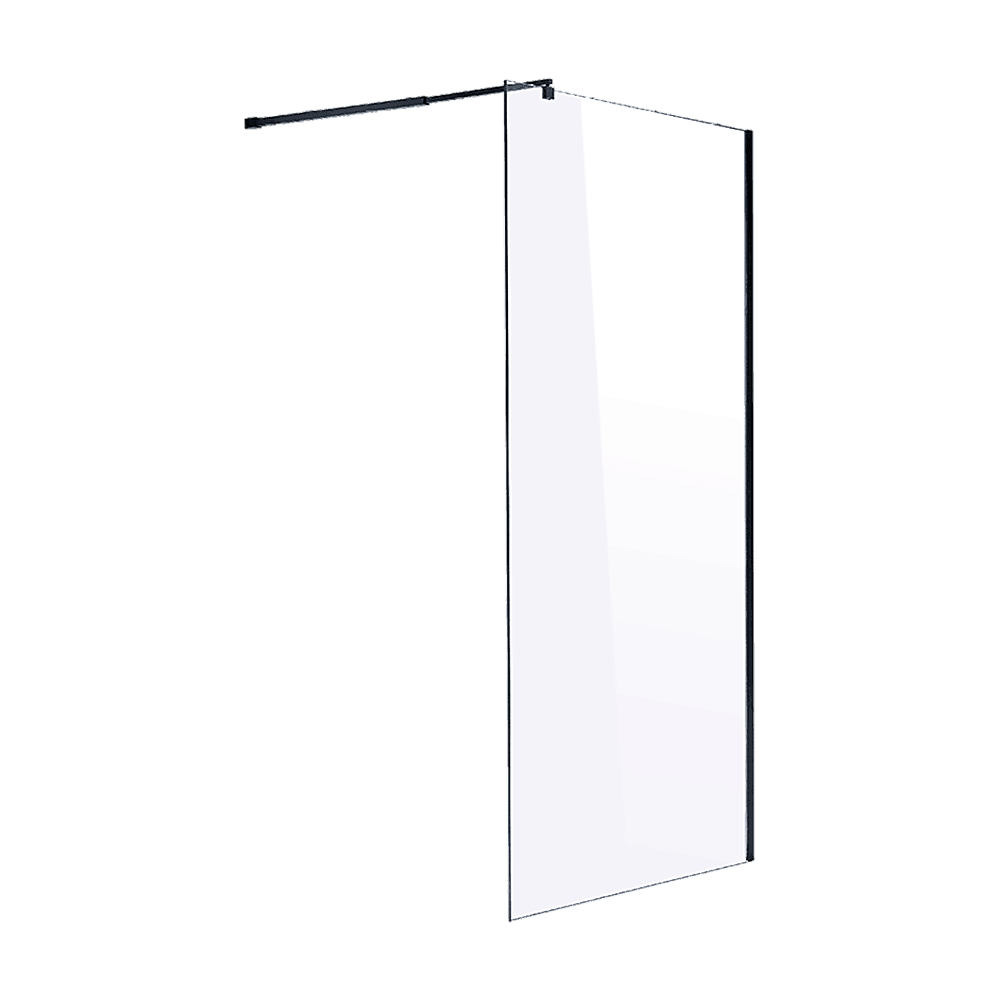 1000 x 2000mm Frameless 10mm Safety Glass Shower Screen - John Cootes