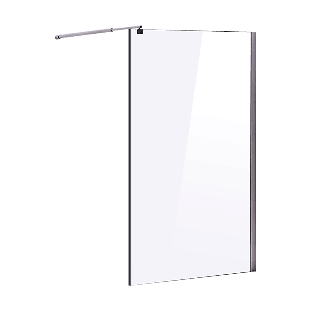 1000 x 2000mm Frameless 10mm Safety Glass Shower Screen - John Cootes