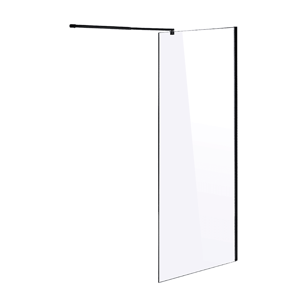 1000 x 2000mm Frameless 10mm Safety Glass Shower Screen - John Cootes