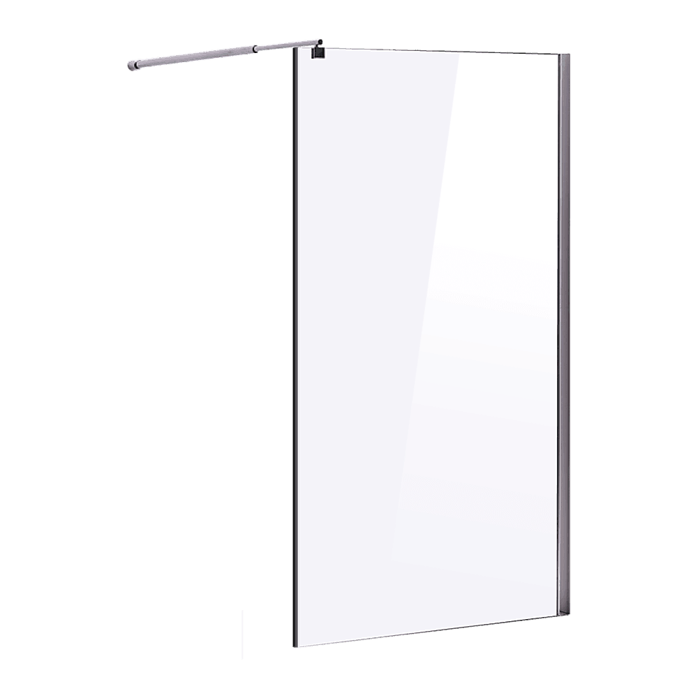 1000 x 2100mm Frameless 10mm Safety Glass Shower Screen - John Cootes