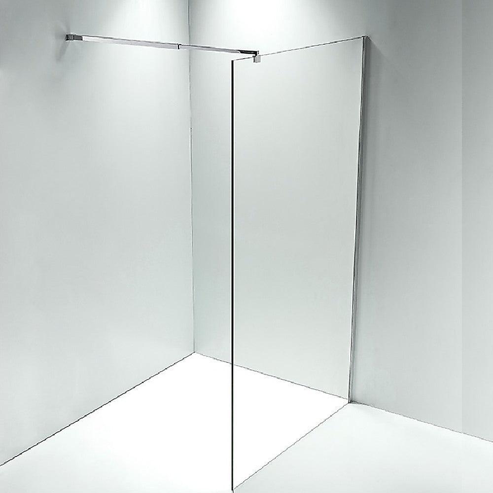 1000 x 2100mm Frameless 10mm Safety Glass Shower Screen - John Cootes