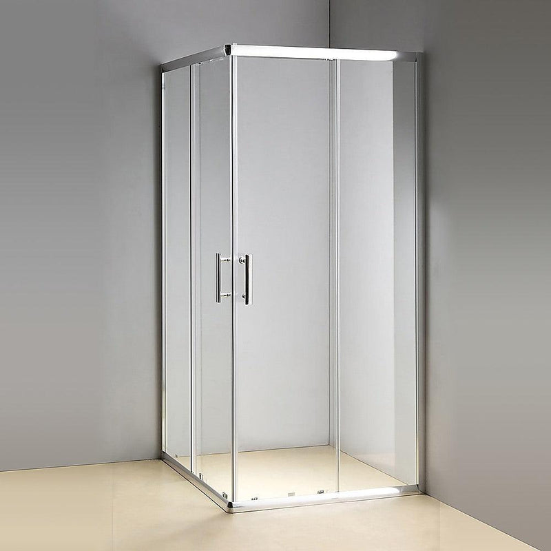 1000 x 800mm Sliding Door Nano Safety Glass Shower Screen By Della Francesca - John Cootes
