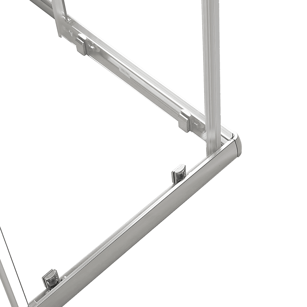 1000 x 800mm Sliding Door Nano Safety Glass Shower Screen By Della Francesca - John Cootes