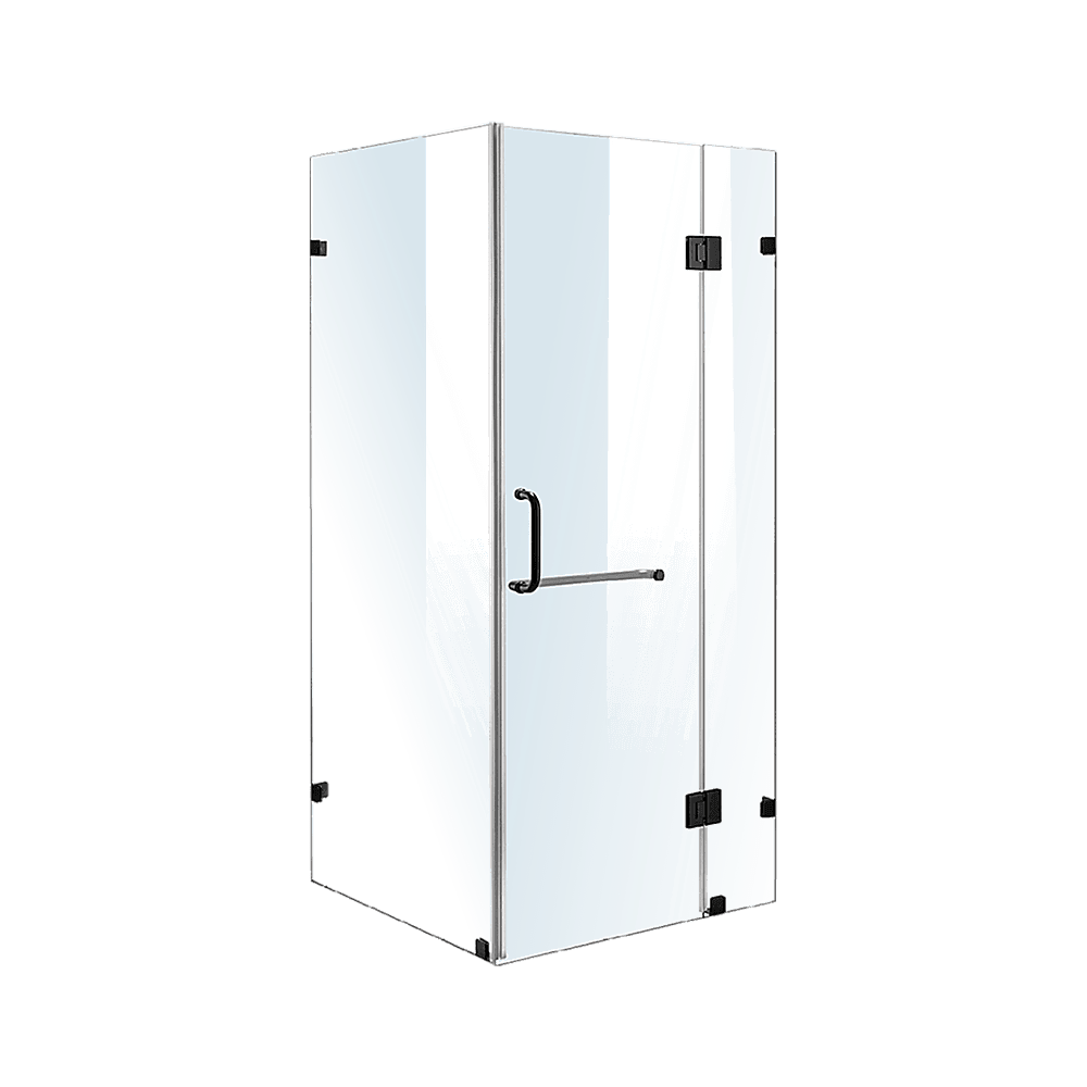 1000 x 900mm Frameless 10mm Glass Shower Screen By Della Francesca - John Cootes