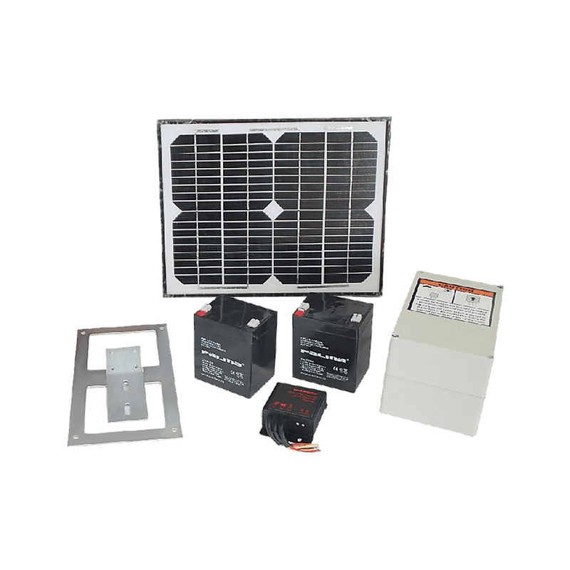 1000KG 10W Solar Double Swing Auto Motor Remote Gate Opener - John Cootes