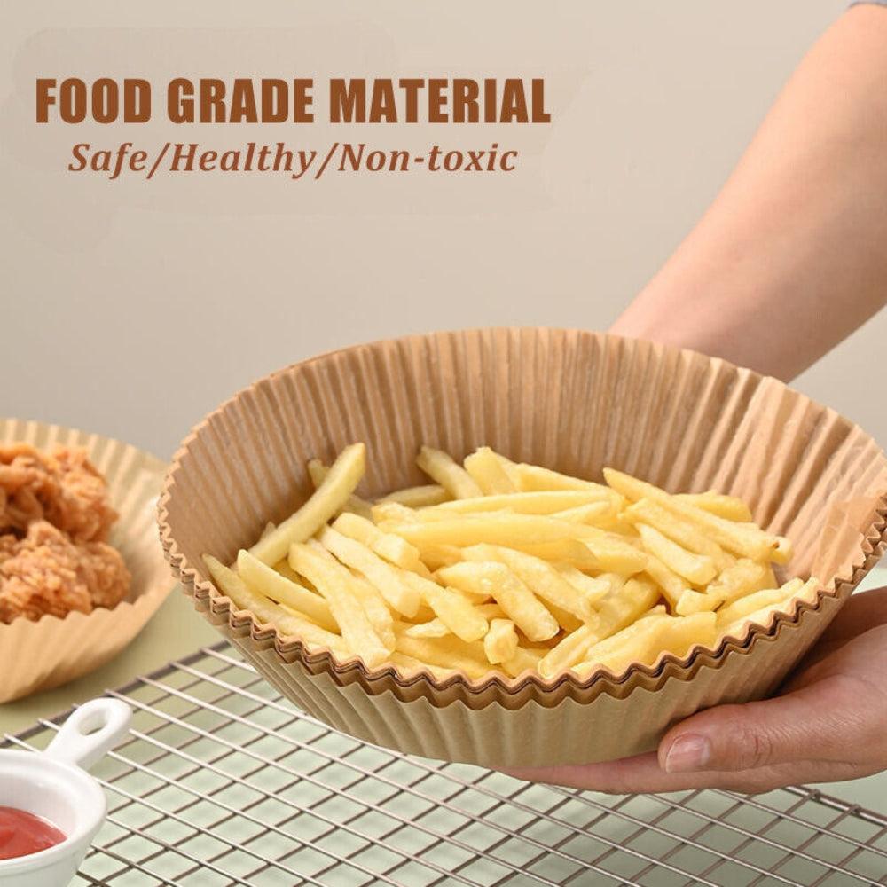 100PCS Air Fryer Disposable Paper Liner Set Non-Stick Pan Parchment Baking Paper - John Cootes