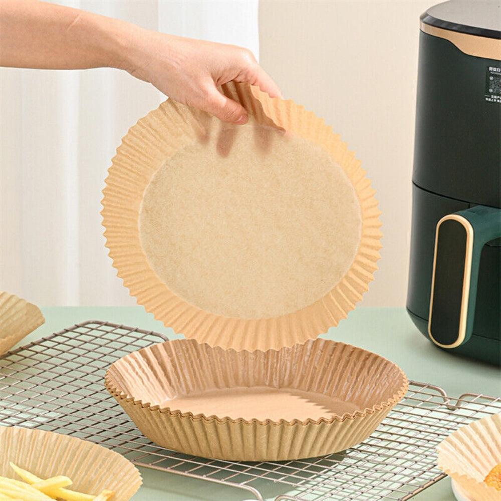 100PCS Air Fryer Disposable Paper Liner Set Non-Stick Pan Parchment Baking Paper - John Cootes