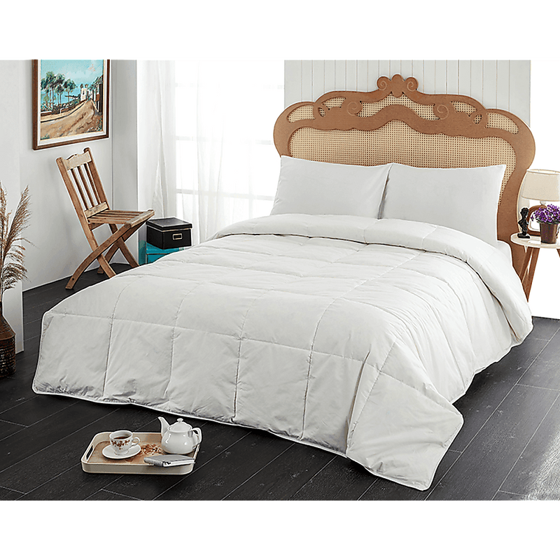 100% White Goose Feather Duvet / Quilt - DOUBLE - John Cootes