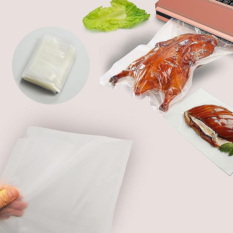 100x Vacuum Sealer Bags Food Storage Saver Heat Seal Cryovac 20cm