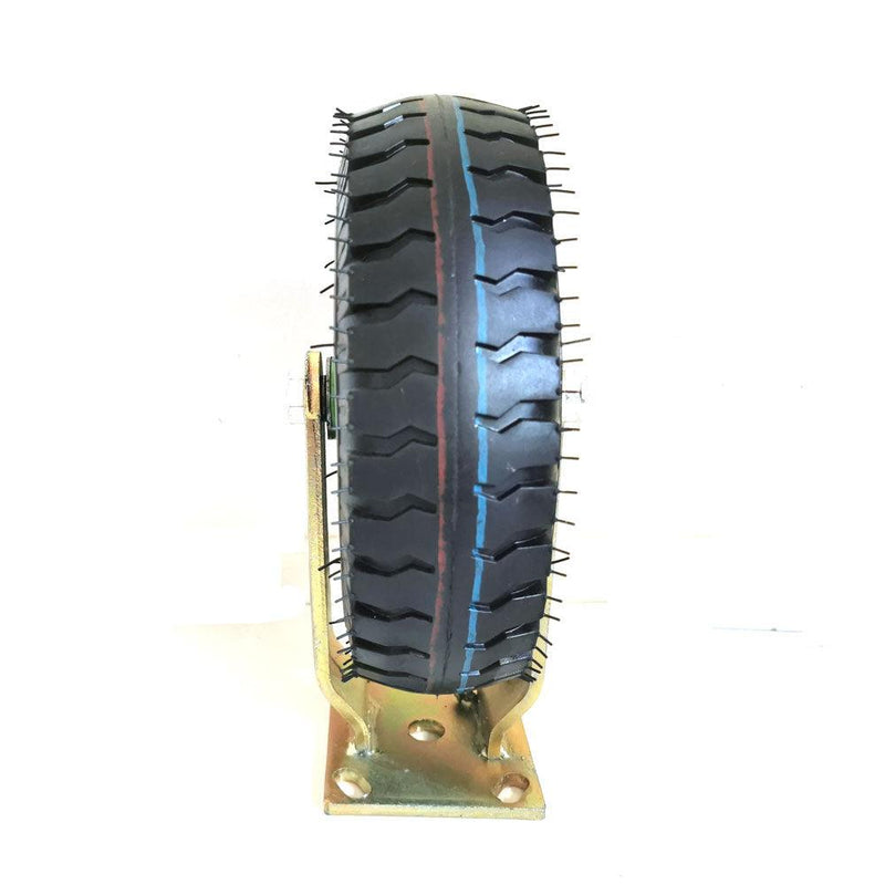 10Inch Fixed Castor Caster Pneumatic Tyres Tyre Wheel Trolley Cart Wheelbarrow - John Cootes