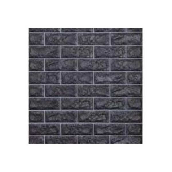 10PCS 3D Foam Black Brick Self Adhesive Home Wallpaper Panels 70 x 77cm - John Cootes