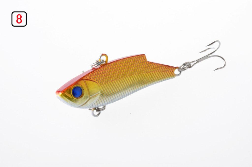 10x 5.5cm Vib Bait Fishing Lure Lures Hook Tackle Saltwater - John Cootes