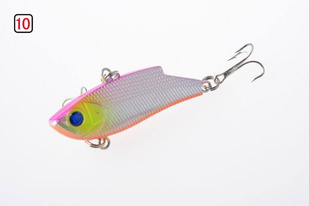 10x 5.5cm Vib Bait Fishing Lure Lures Hook Tackle Saltwater - John Cootes