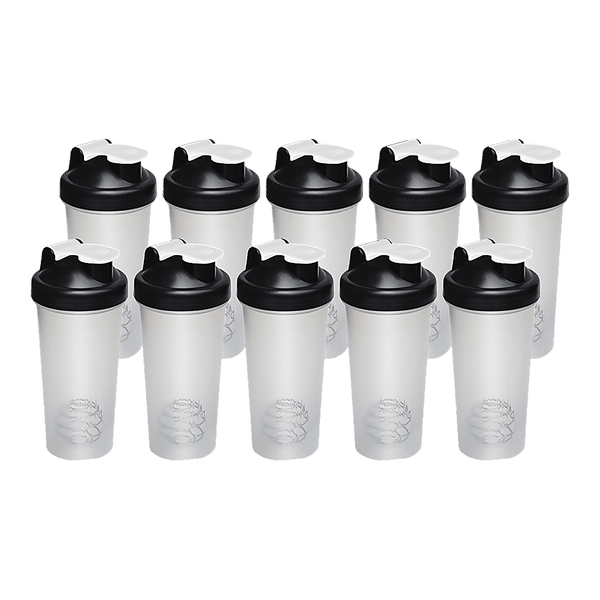 10x 700ml GYM Protein Supplement Drink Blender Mixer Shaker Shake Ball Bottle - John Cootes