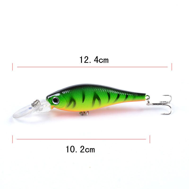 10x Popper Minnow 10.2cm Fishing Lure Lures Surface Tackle Fresh Saltwater - John Cootes