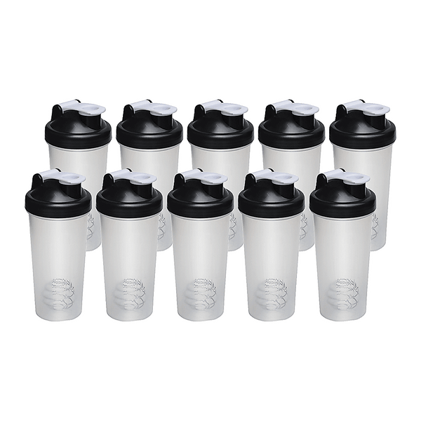 10x Shaker Bottles Protein Mixer Gym Sports Drink - John Cootes
