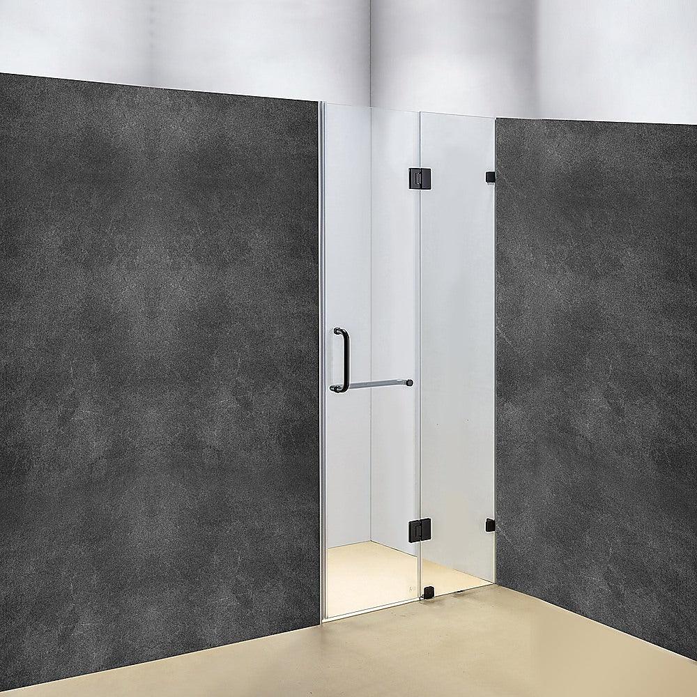 110 x 200cm Wall to Wall Frameless Shower Screen 10mm Glass By Della Francesca - John Cootes