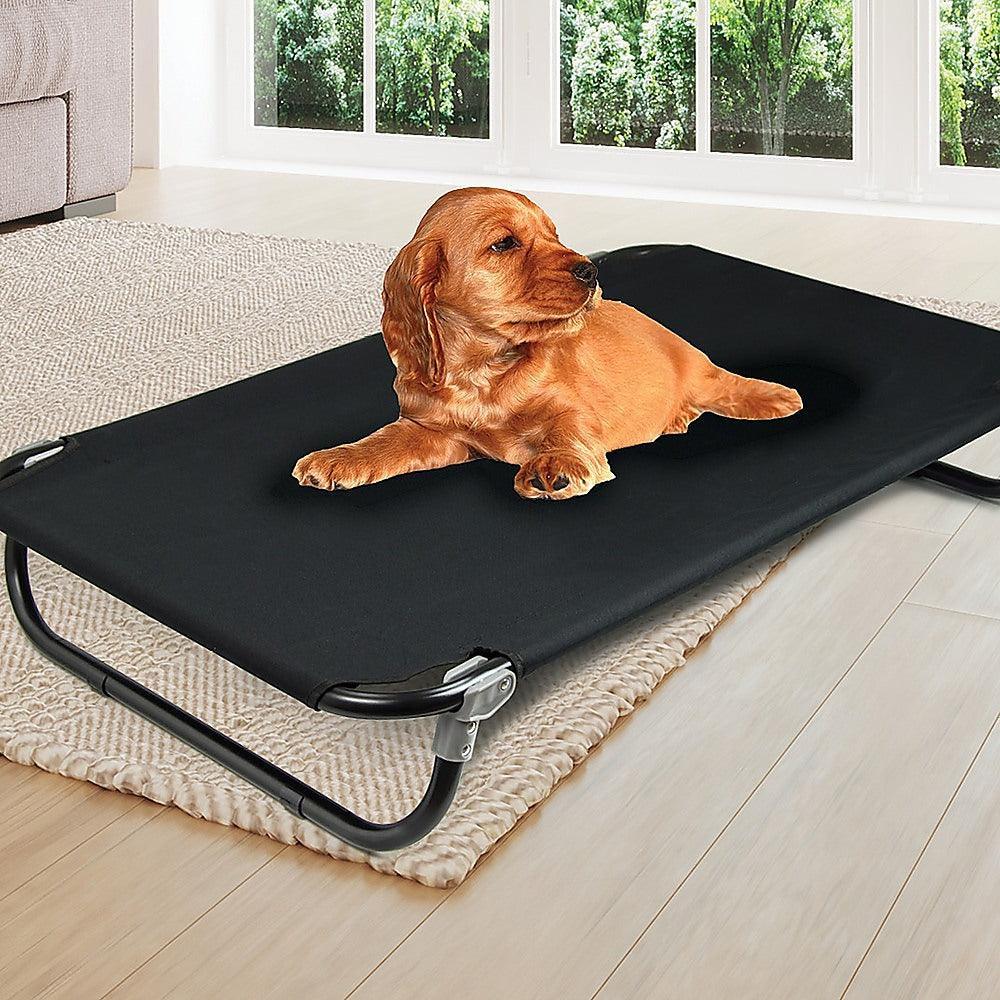 110 x 65cm Dog Pet Bed Foldable Elevated Portable Waterproof Outdoor Raised Basket - John Cootes