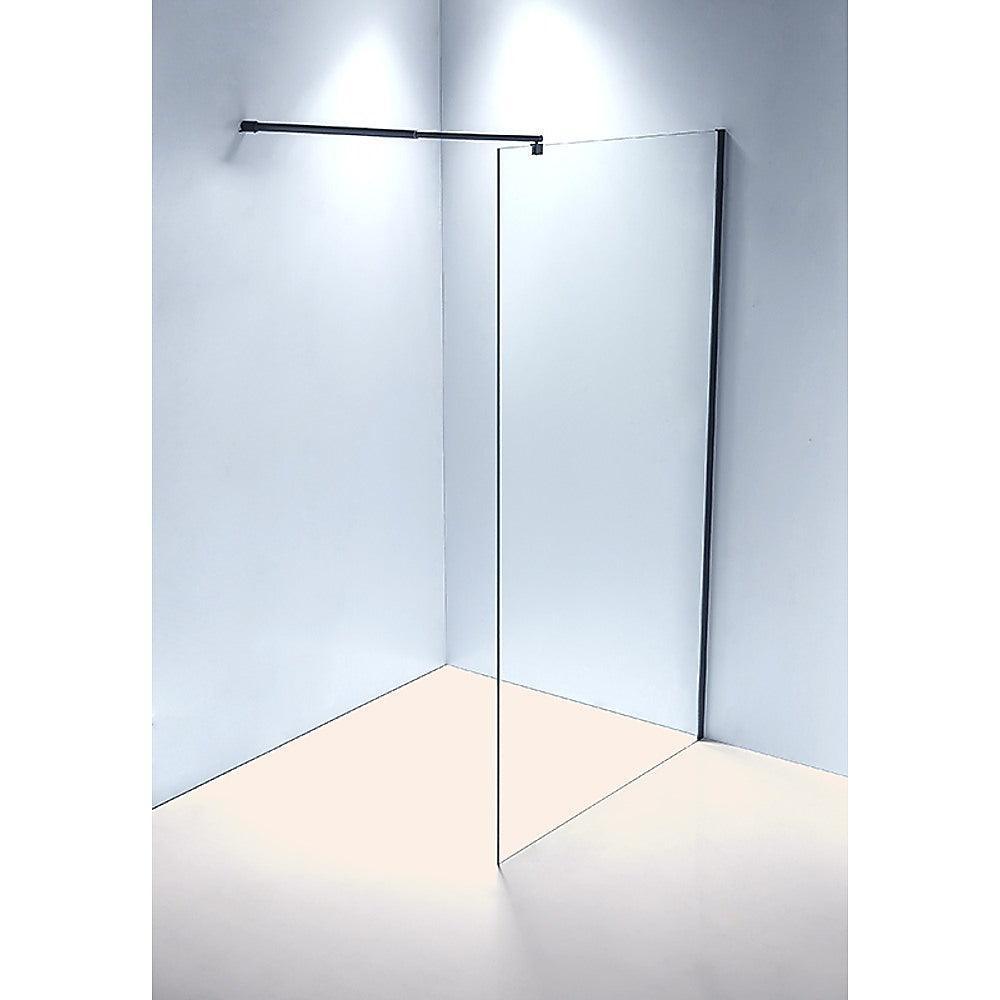 1100 x 2000mm Frameless 10mm Safety Glass Shower Screen - John Cootes