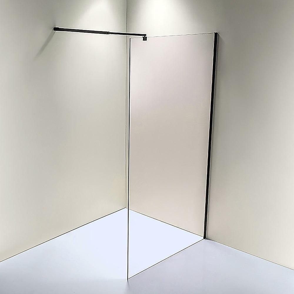 1100 x 2100mm Frameless 10mm Safety Glass Shower Screen - John Cootes