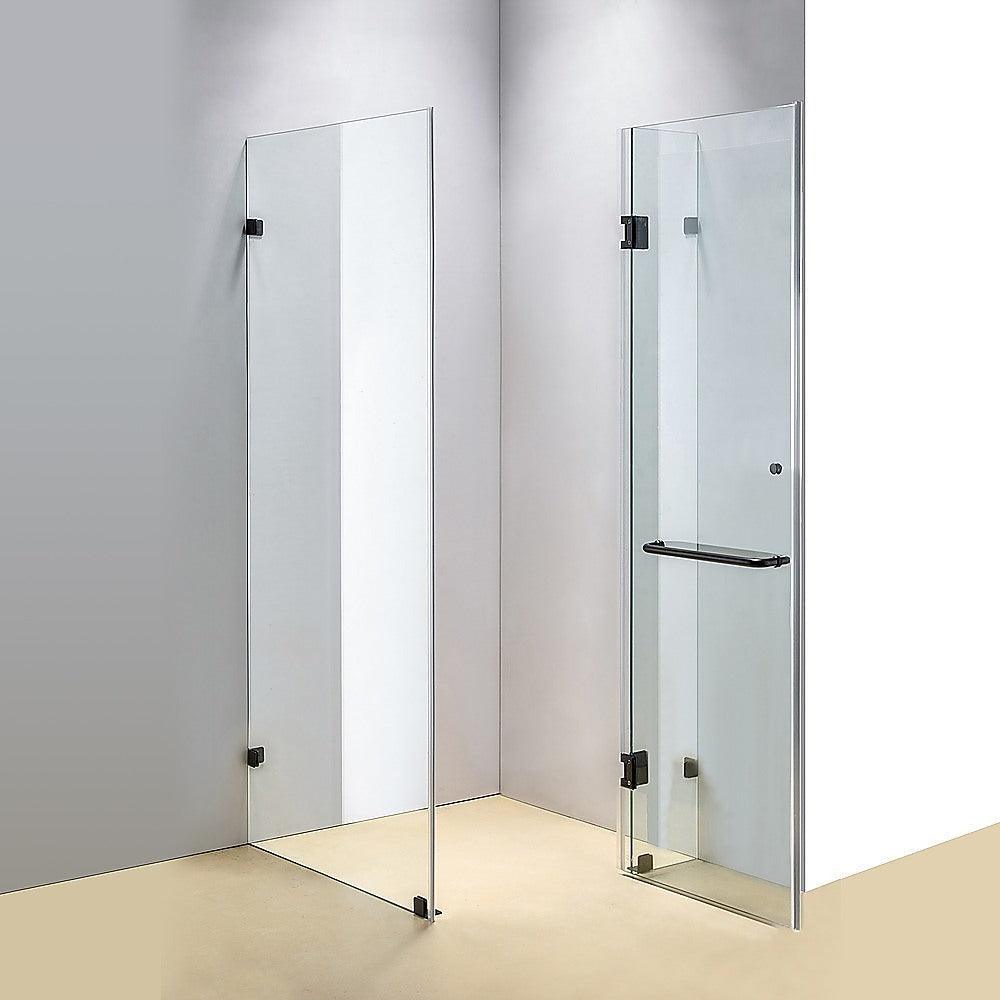 1100 x 900mm Frameless 10mm Glass Shower Screen By Della Francesca - John Cootes