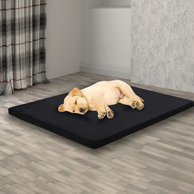 110CM XL Pet Bed Mattress Dog Cat Memory Foam Pad Mat Cushion - John Cootes