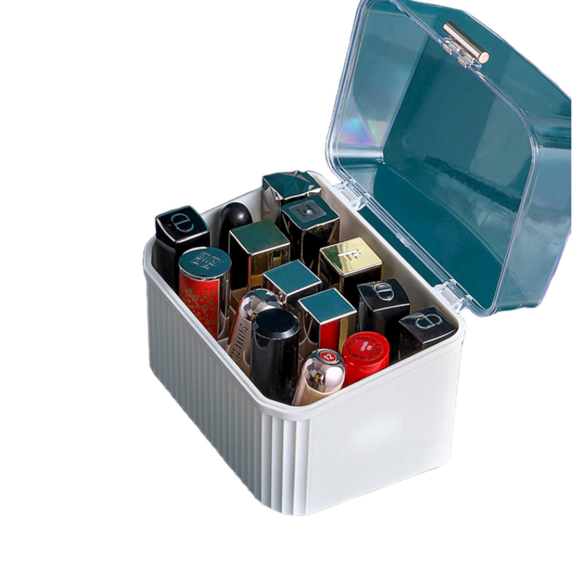 12 Slot Lipstick Desktop Box - Makeup Storage Container Cosmetic Case - John Cootes