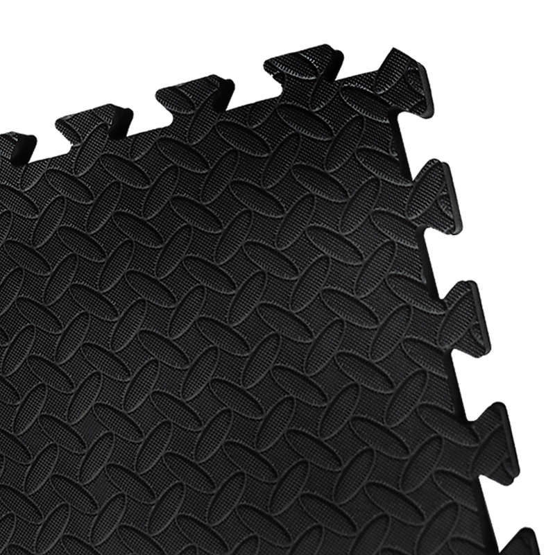 12 Tiles EVA Rubber Foam Gym Mat 60cm x 60cm 2.5cm Fitness Flooring - John Cootes