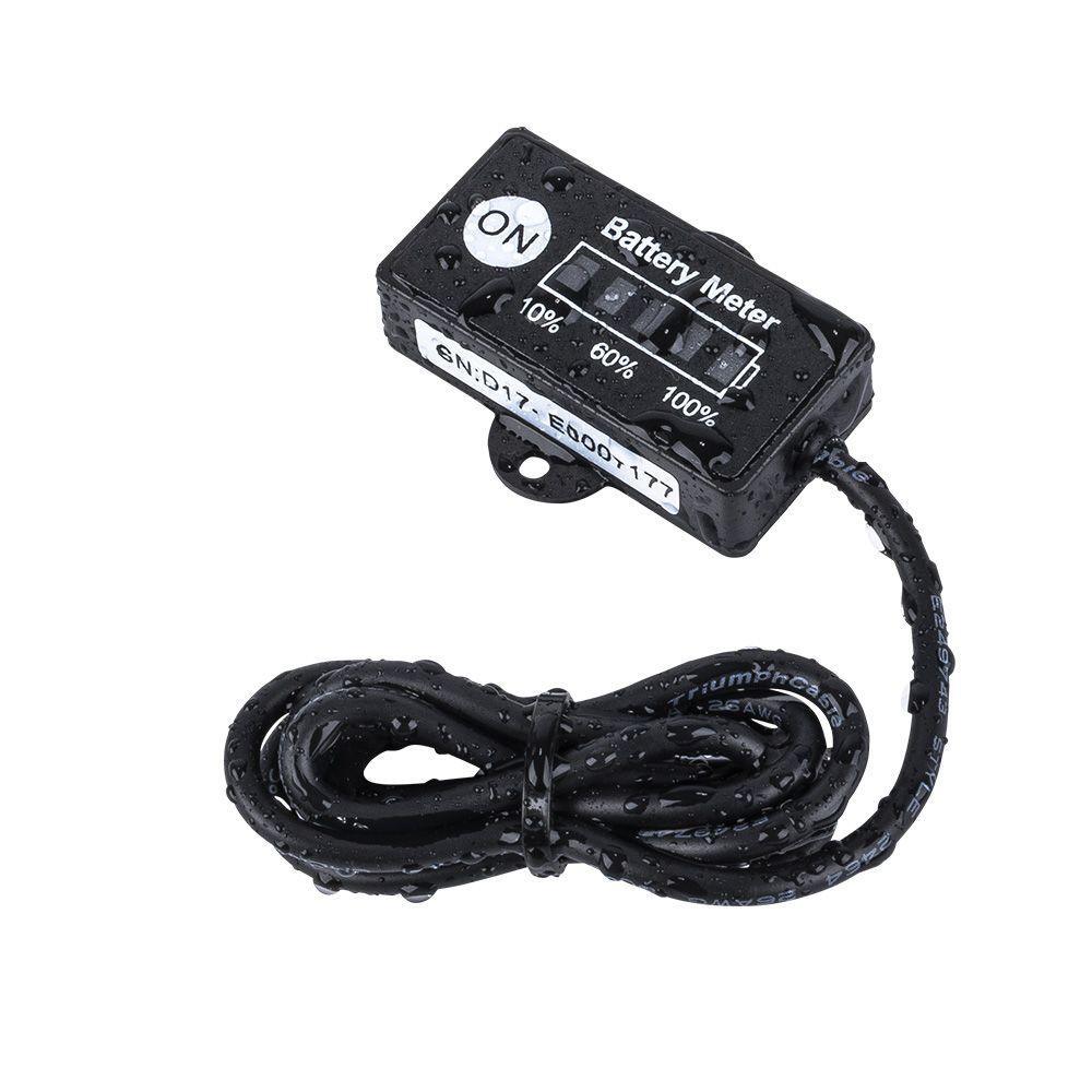 12 Volt LED Dual Battery Monitor Fuel Gauge Meter Digital % Percentage Switch - John Cootes