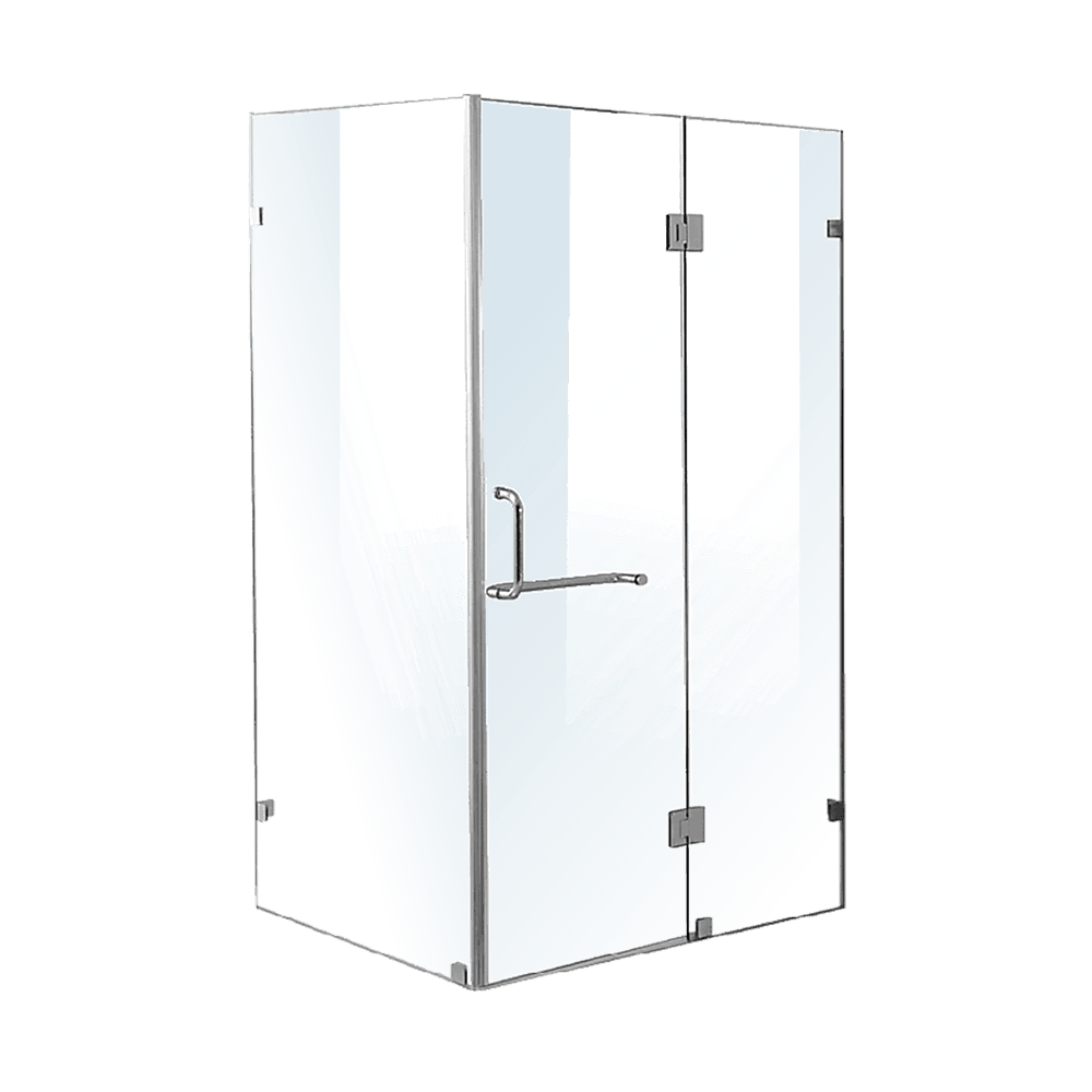 1200 x 1000mm Frameless 10mm Glass Shower Screen By Della Francesca - John Cootes