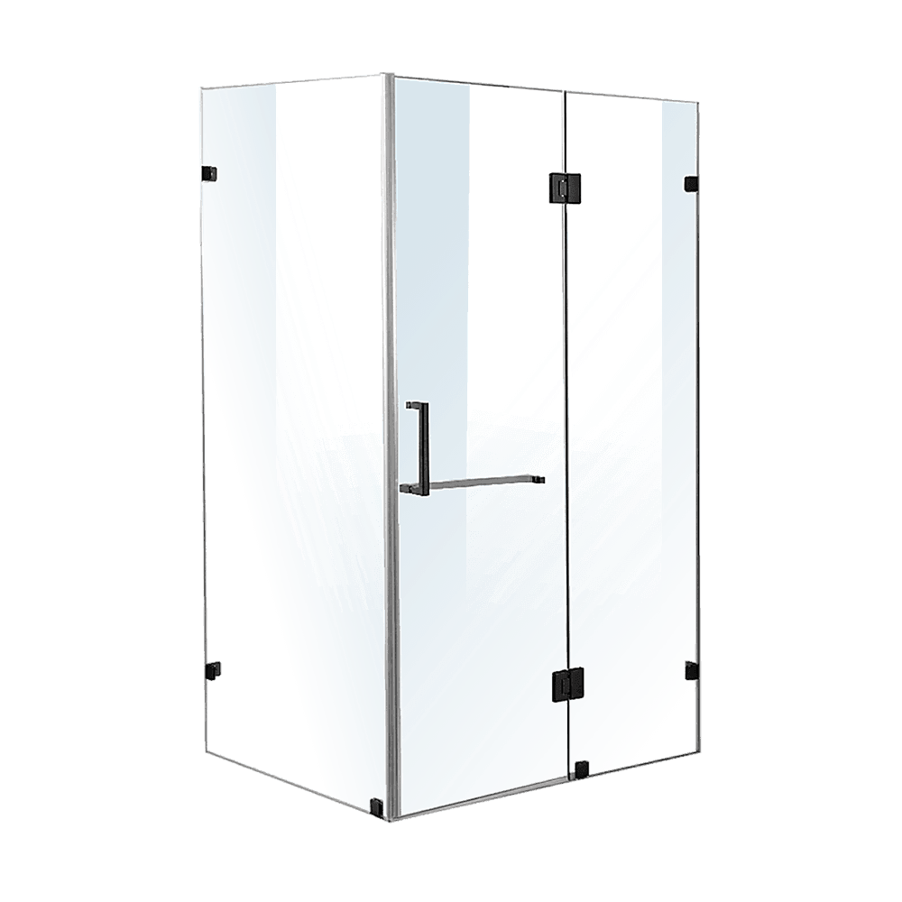 1200 x 1000mm Frameless 10mm Glass Shower Screen By Della Francesca - John Cootes